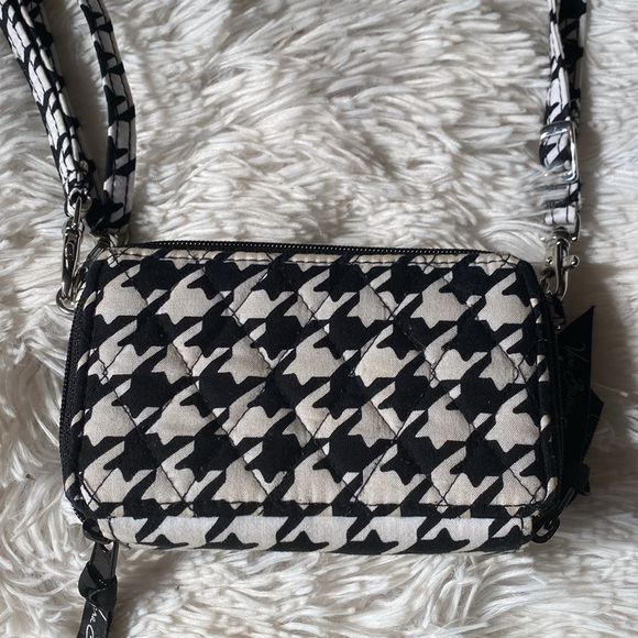 Womens houndstooth 3 ways small wallet bag, SO - Picture 5 of 12